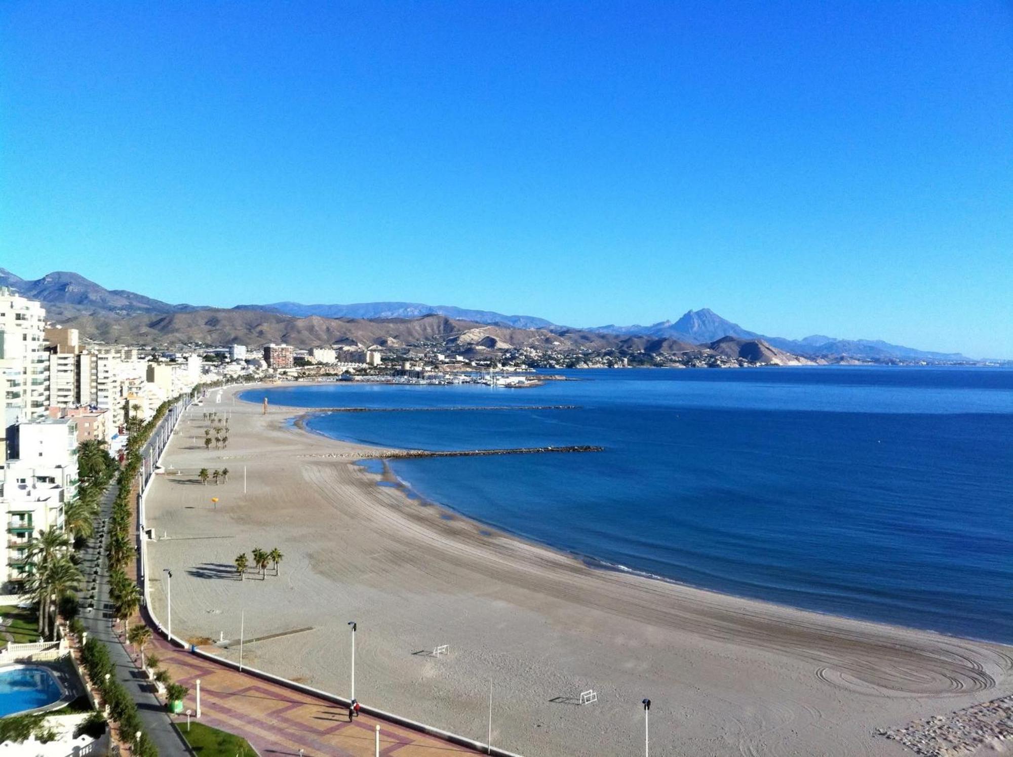 Apartamento Moderno Con Piscina Garaje Wifi Ac El Campello Exterior foto